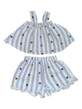 Disney Baby Girls 2-Piece Minnie Mouse Striped Tank and Bloomer Set